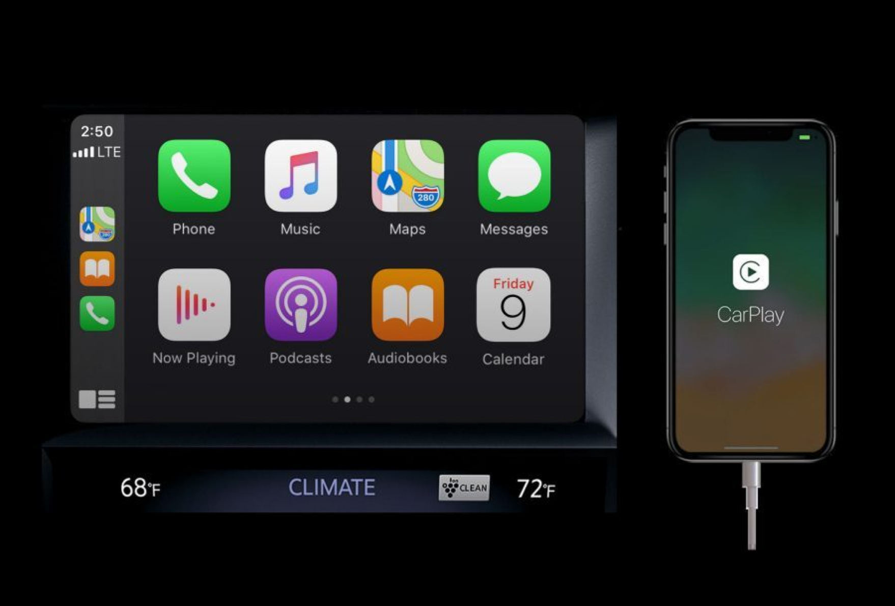 2022 INFINITI Q50 sedan Apple CarPlay & Android Auto.